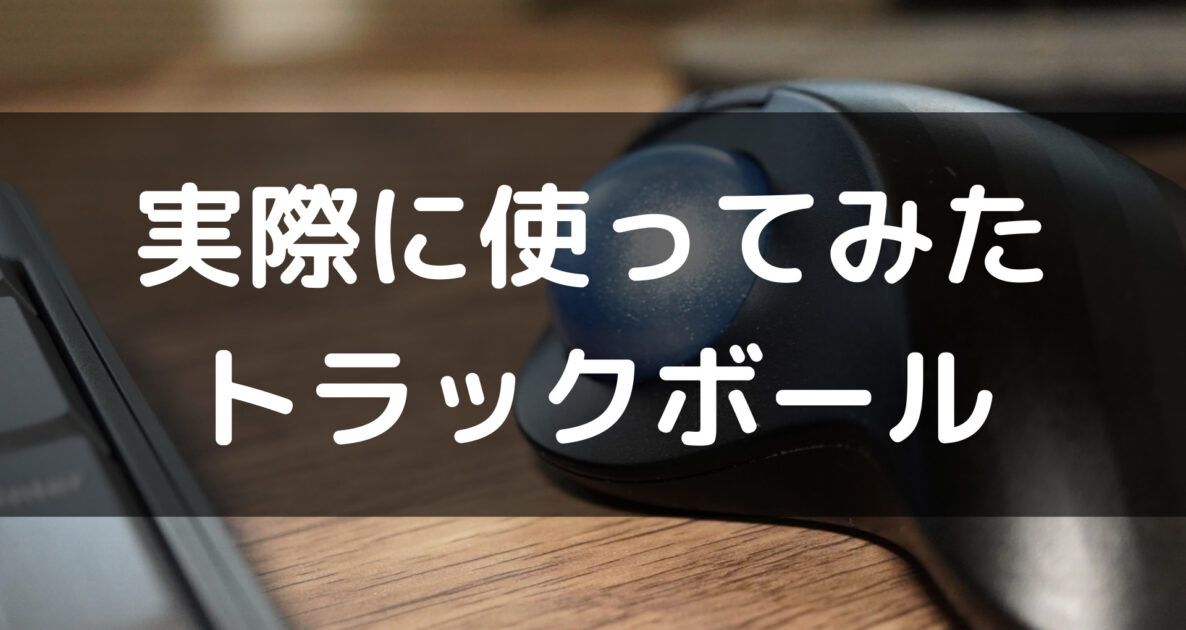 【トラックボールとは？】実際に使ってみたトラックボール【仕事の効率化や腱鞘炎予防にも】